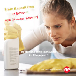 Freie Plätze Hauswirtschaft Haushalthilfe §45b